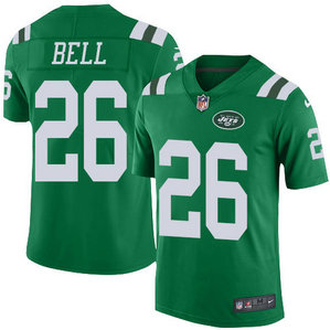 Nike Jets #26 Le'Veon Bell Green Men's Stitched NFL Limited Rush Jersey Nike Jets #26 Le'Veon Bell Green Men's Stitched NFL Limited Rush Jersey