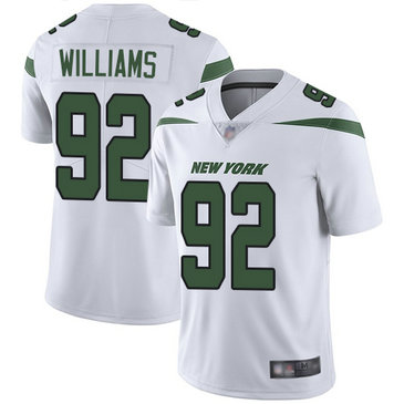 Nike Jets #92 Leonard Williams White Men's Stitched NFL Vapor Untouchable Limited Jersey