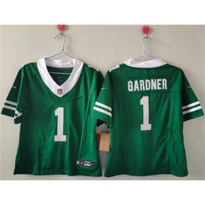 Nike Jets 1 Ahmad Gardner Green F.U.S.E. Vapor Limited Women Jersey(Run Small)