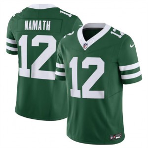 Nike Jets 12 Joe Namath Green 2024 F.U.S.E. Vapor Limited Men Jersey