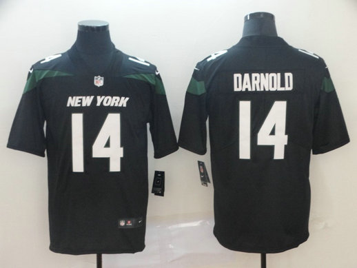 Nike Jets 14 Sam Darnold Black New 2019 Vapor Untouchable Limited Jersey