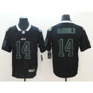 Nike Jets 14 Sam Darnold Black Shadow Legend Limited Men Jersey