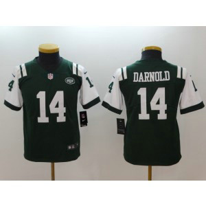 Nike Jets 14 Sam Darnold Green Vapor Untouchable Limited Youth Jersey
