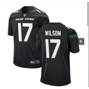 Nike Jets 17 Garret Wilson Black Vapor Untouchable Limited Men Jersey