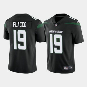 Nike Jets 19 Joe Flacco Black Vapor Untouchable Limited Men Jersey