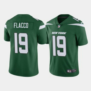 Nike Jets 19 Joe Flacco Green Vapor Untouchable Limited Men Jersey