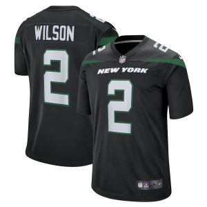 Nike Jets 2 Zach Wilson Black 2021 Draft Vapor Limited Men Jersey