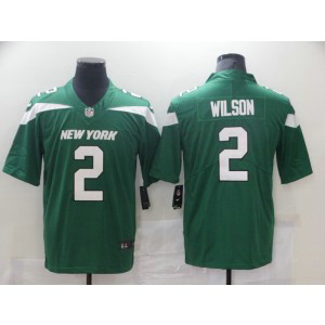 Nike Jets 2 Zach Wilson Green 2021 Draft Vapor Limited Men Jersey