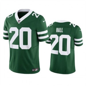 Nike Jets 20 Breece Hall Green 2024 F.U.S.E. Vapor Limited Men Jersey