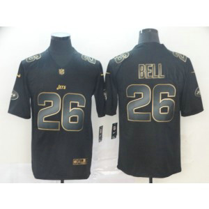 Nike Jets 26 Le'Veon Bell Black Gold Vapor Untouchable Limited Men Jersey