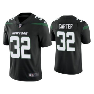 Nike Jets 32 Michael Carter Black Vapor Untouchable Limited Men Jersey