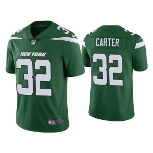 Nike Jets 32 Michael Carter Green Vapor Untouchable Limited Men Jersey