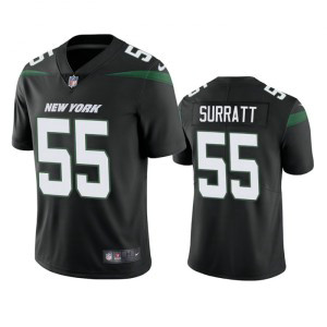 Nike Jets 55 Chazz Surratt Black Vapor Untouchable Limited Men Jersey