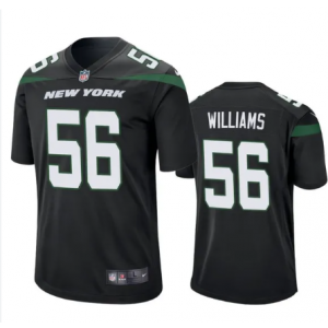 Nike Jets 56 Williams Black Vapor Untouchable Limited Men Jersey