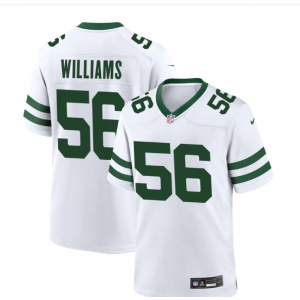 Nike Jets 56 Williams White Vapor Untouchable Limited Men Jersey