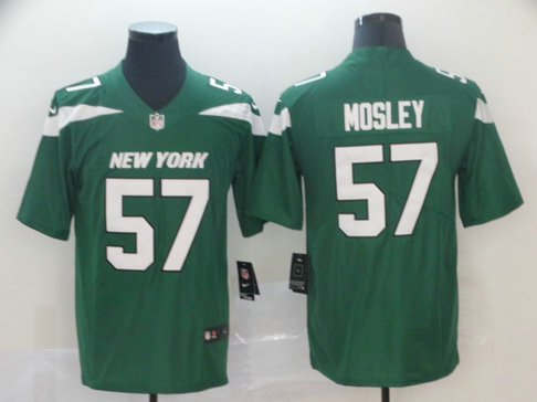 Nike Jets 57 C.J. Mosley Green New 2019 Vapor Untouchable Limited Jersey
