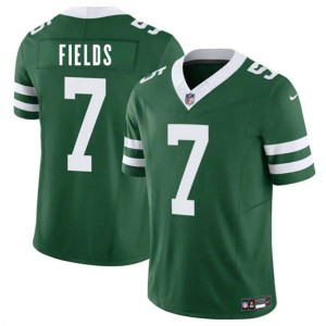 Nike Jets 7 Justin Fields Green F.U.S.E. Vapor Limited Men Jersey