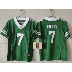 Nike Jets 7 Justin Fields Green F.U.S.E. Vapor Limited Women Jersey(Run Small)