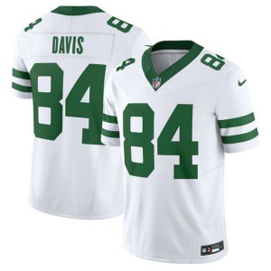 Nike Jets 84 Corey Davis White 2023 F.U.S.E. Vapor Limited Throwback Men Jersey