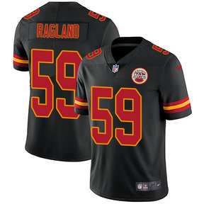 Nike Kansas City Chiefs #59 Reggie Ragland Black Men's Stitched NFL Vapor Untouchable Limited Jersey