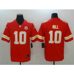Nike Kansas City Chiefs 10 Tyreek Hill Red Team Color Vapor Untouchable Limited Men Jersey