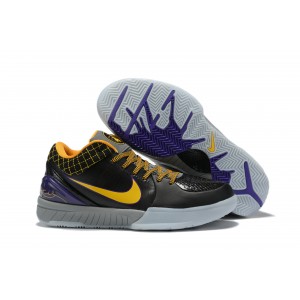 Nike Kobe 4 Protro “Carpe Diem” Black Varsity Purple Cool Grey Shoes