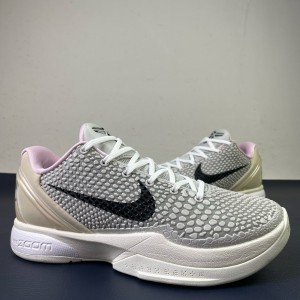 Nike Kobe 6 White Grey Shoes