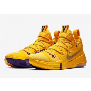 Nike Kobe AD Lakers Away Gold Yellow Shoes