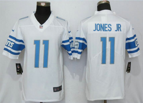 Nike Lions 11 Marvin Jones Jr. White 2017 Vapor Untouchable Limited Player Jersey