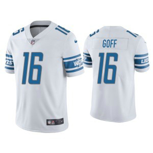Nike Lions 16 Jared Goff White Vapor Untouchable Limited Men Jersey