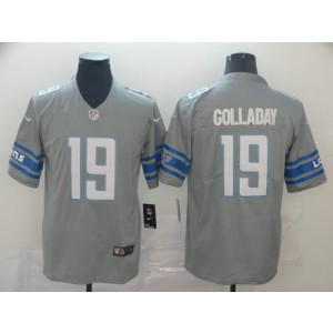 Nike Lions 19 Kenny Golladay Color Rush Grey Limited Men Jersey
