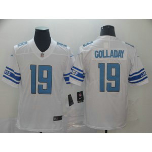 Nike Lions 19 Kenny Golladay White Vapor Untouchable Limited Men Jersey