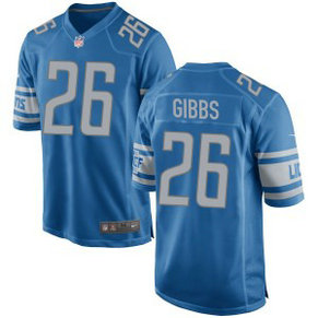 Nike Lions 26 Jahmyr Gibbs Blue Vapor Untouchable Limited Men Jersey