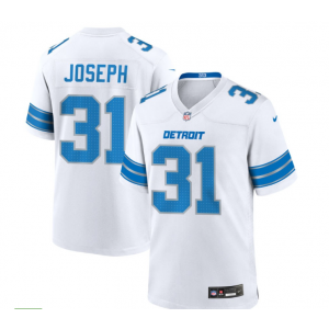 Nike Lions 31 Kerby Joseph White 2024 New Vapor Limited Men Jersey