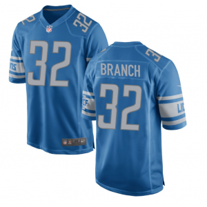 Nike Lions 32 Brian Branch Blue Vapor Untouchable Limited Men Jersey