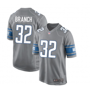 Nike Lions 32 Brian Branch Grey Vapor Untouchable Limited Men Jersey