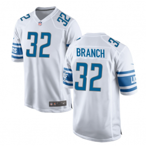 Nike Lions 32 Brian Branch White Vapor Untouchable Limited Men Jersey