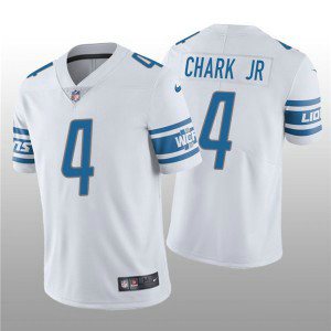 Nike Lions 4 DJ Chark Jr. White Vapor Untouchable Limited Men Jersey