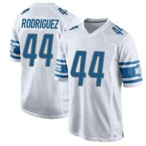 Nike Lions 44 Malcolm Rodriguez White Vapor Untouchable Limited Men Jersey