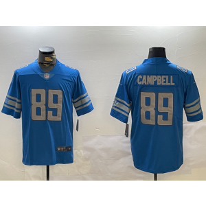 Nike Lions 89 Campbell Blue Vapor Untouchable Limited Men Jersey