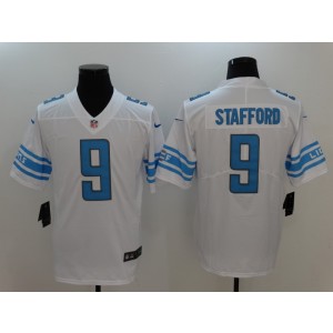 Nike Lions 9 Matthew Stafford White Vapor Limited Men Jersey
