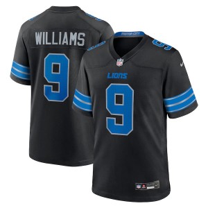 Nike Lions 9 Williams Black 2024 F.U.S.E. Vapor Limited Men Jersey