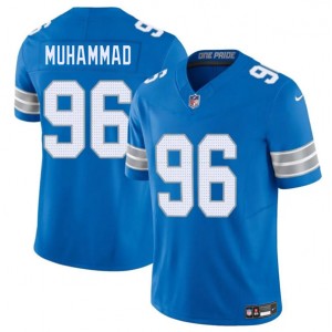 Nike Lions 96 Al-Quadin Muhammad Blue 2025 F.U.S.E. Vapor Limited Men Jersey