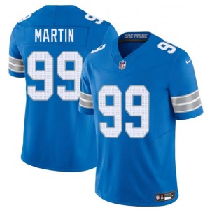 Nike Lions 99 Brodric Martin Blue 2025 F.U.S.E. Vapor Limited Men Jersey