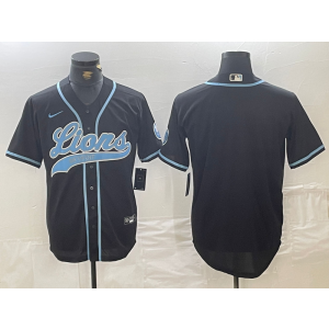 Nike Lions Blank Black Vapor Baseball Limited Men Jersey