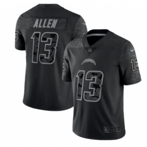 Nike Los Angeles Chargers 13 Keenan Allen Black Reflective Vapor Limited Men Jersey