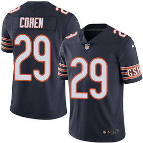 Nike Men's Chicago Bears #29 Tarik Cohen Navy Blue Team Color Stitched NFL Vapor Untouchable Limited Jersey