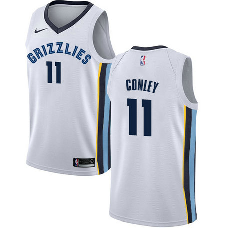 Nike Men's Memphis Grizzlies #11 Mike Conley White Swingman Association Edition NBA Jersey