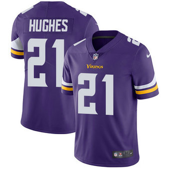 Nike Minnesota Vikings #21 Mike Hughes Purple Men's Stitched NFL Vapor Untouchable Limited Jersey