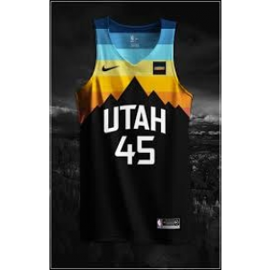 Nike NBA Utah Jazz City Edition Black Men Jersey